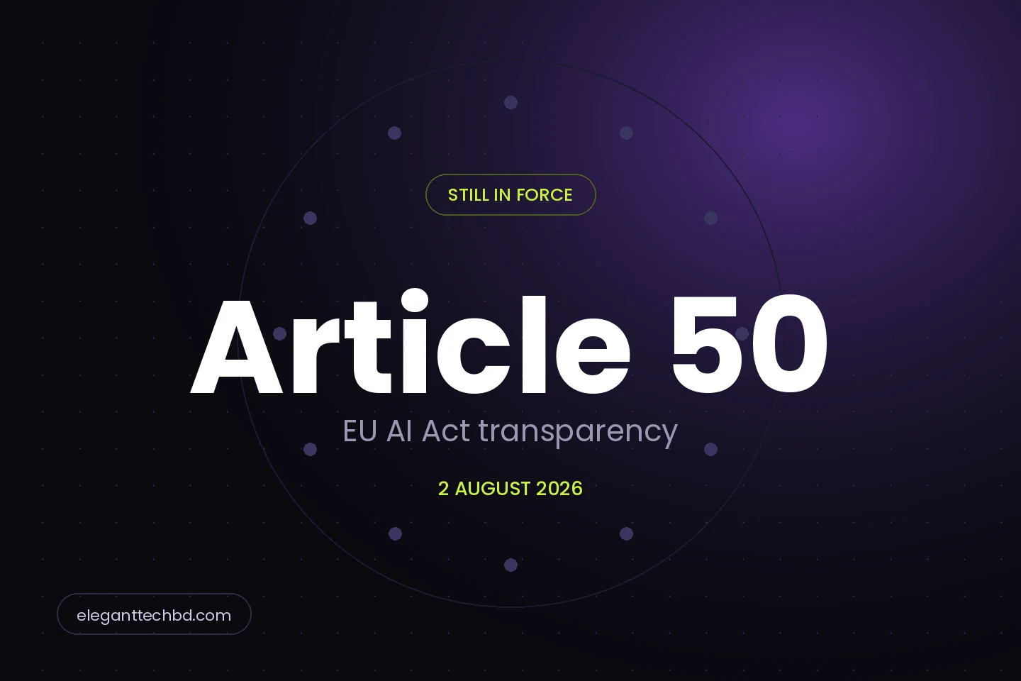 The EU AI Act Delay Does Not Cover What Your Users See